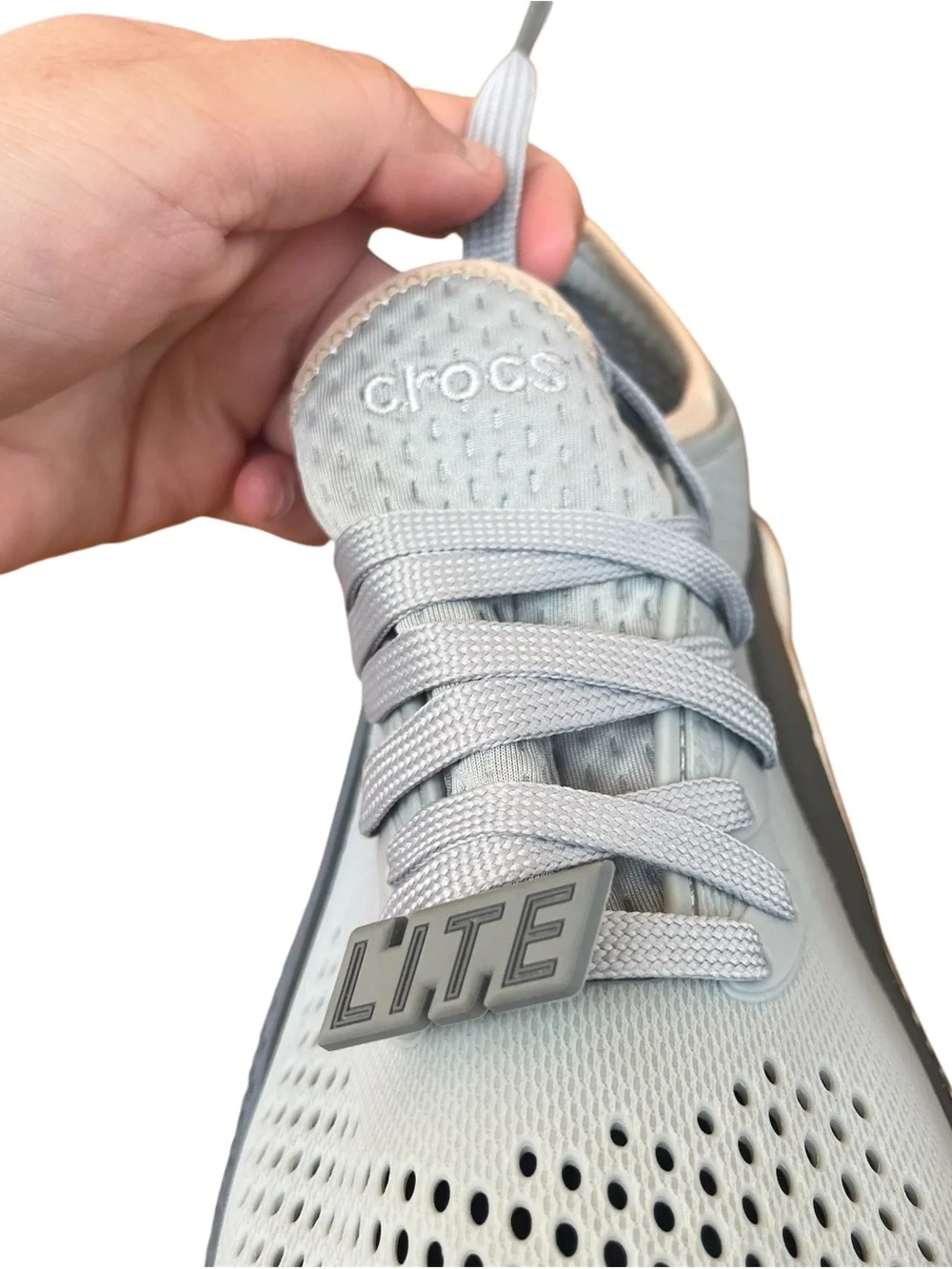 Crocs Literide 360 Pacer Shoes Men's Slate Grey Sneakers Size 9